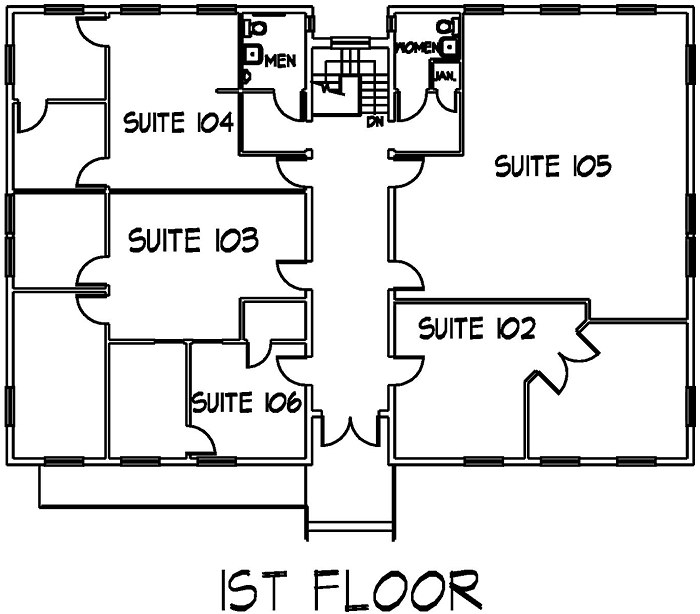 The Adams Building | Office Space in Cinnaminson, NJ 08077 | The Presidential Center